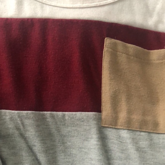 Striped long sleeve crew neck t shirt - Picture 3 of 3